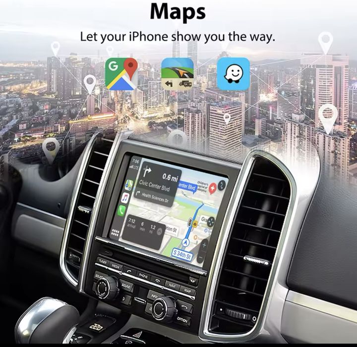 Безжичен CARPLAY / Android Auto Porsche PCM 3.1