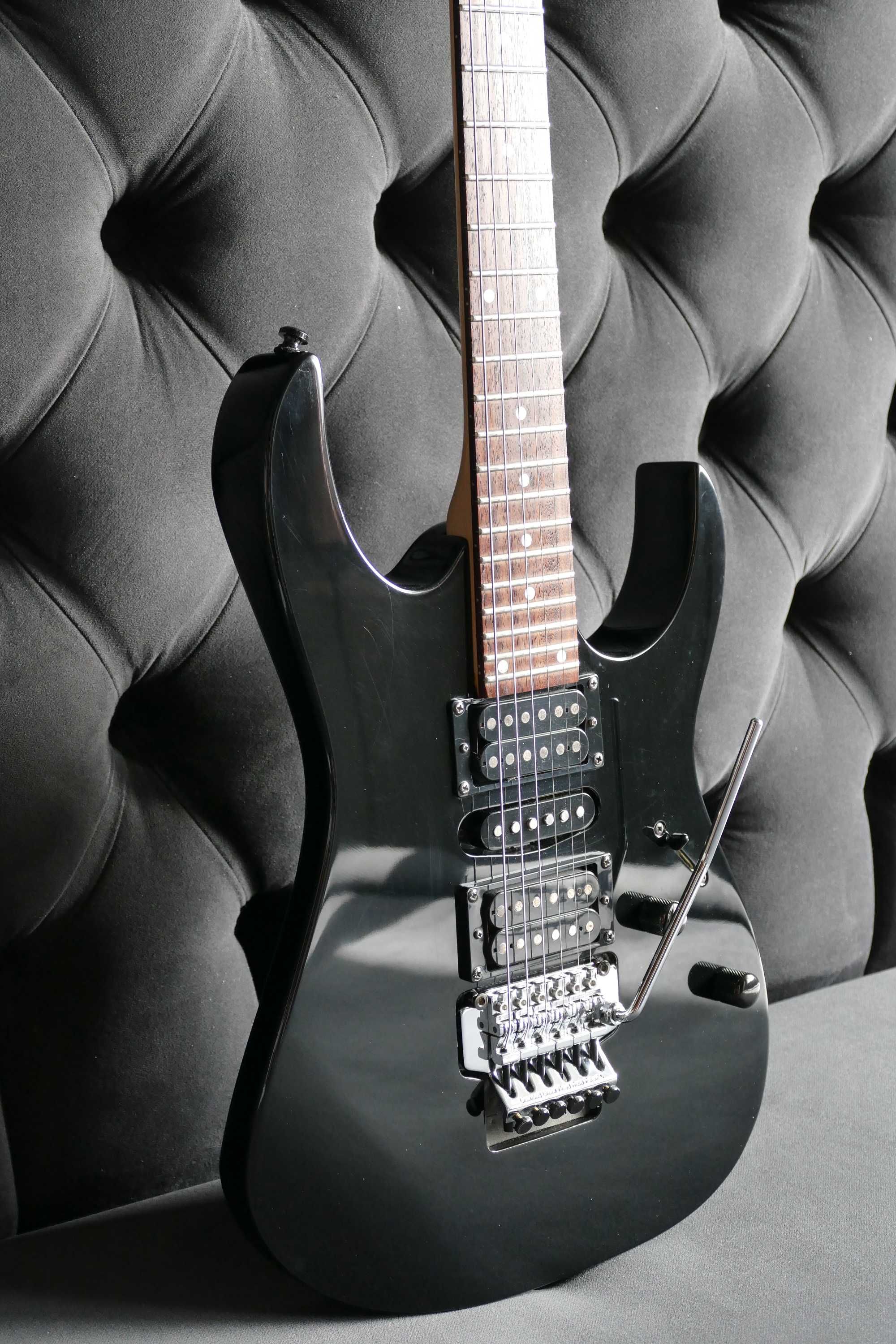 Chitara electrica IBANEZ RG270R Black Made in Korea - Garanție