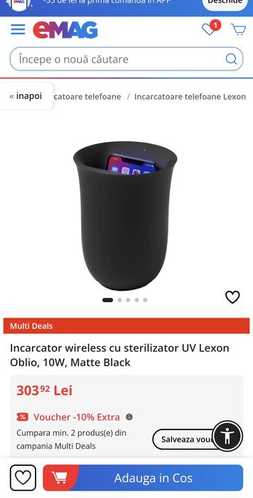 Incarcator wireless lexon oblio