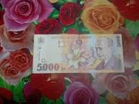 Vând bancnotă de 5.000 lei