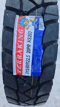 315/80 R22,5 HS203 20PR 157/153L TERRAKING, елочка, в рассрочку