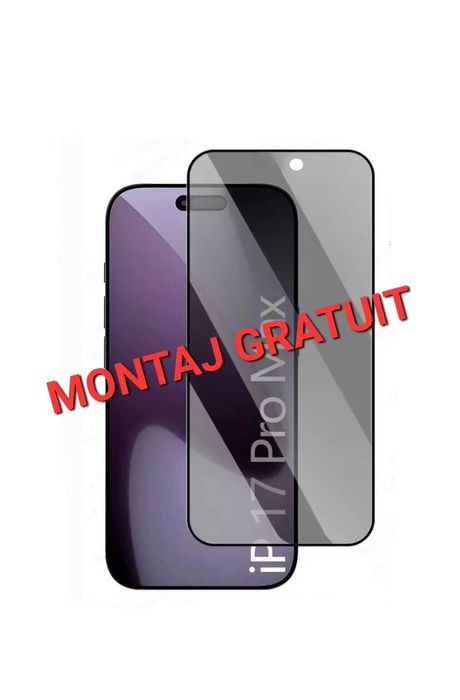 Folie de Sticla Privacy iPhone 13 Pro Max -Tempered Glass Full-