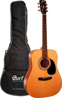 Новая гитара  Cort AD810 с утепленным чехлом