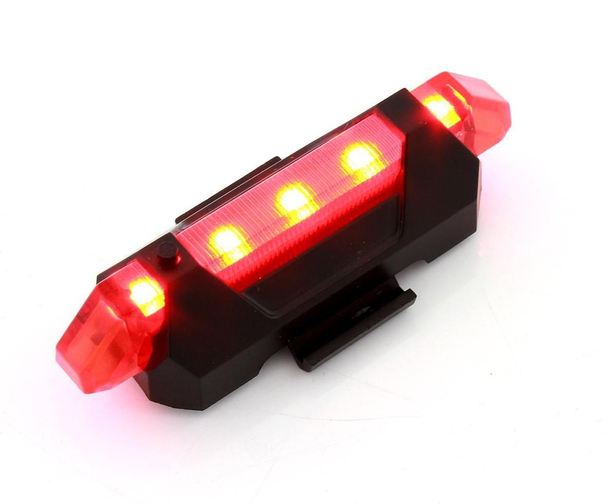 велосипедна стоп светлина aptel 5 led usb zd41a