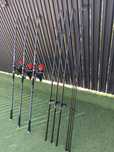 SET 3 Lansete Diamant alb Tactics 3.90m 5LBS 3 segmente + 3 Mulinete
