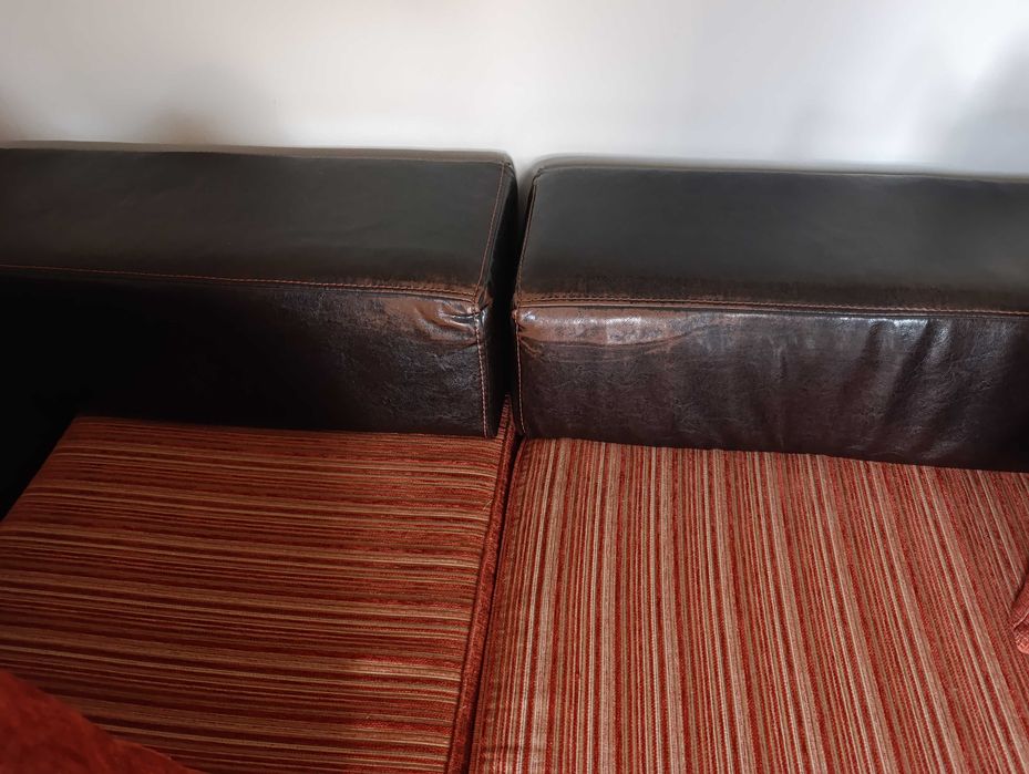 Ъглов диван с ракла и функция сън