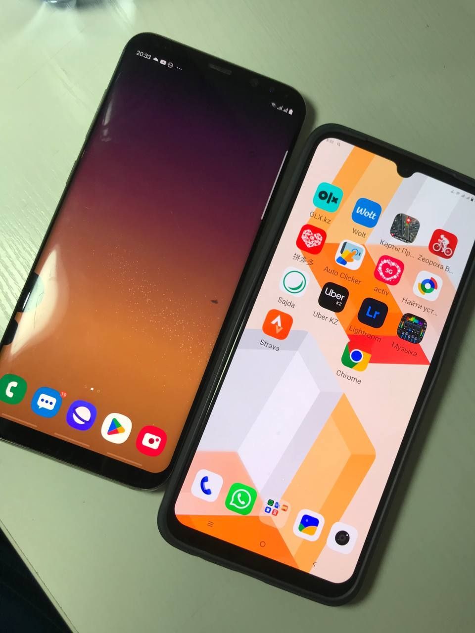 Samsung s 8+. Vivo v21e