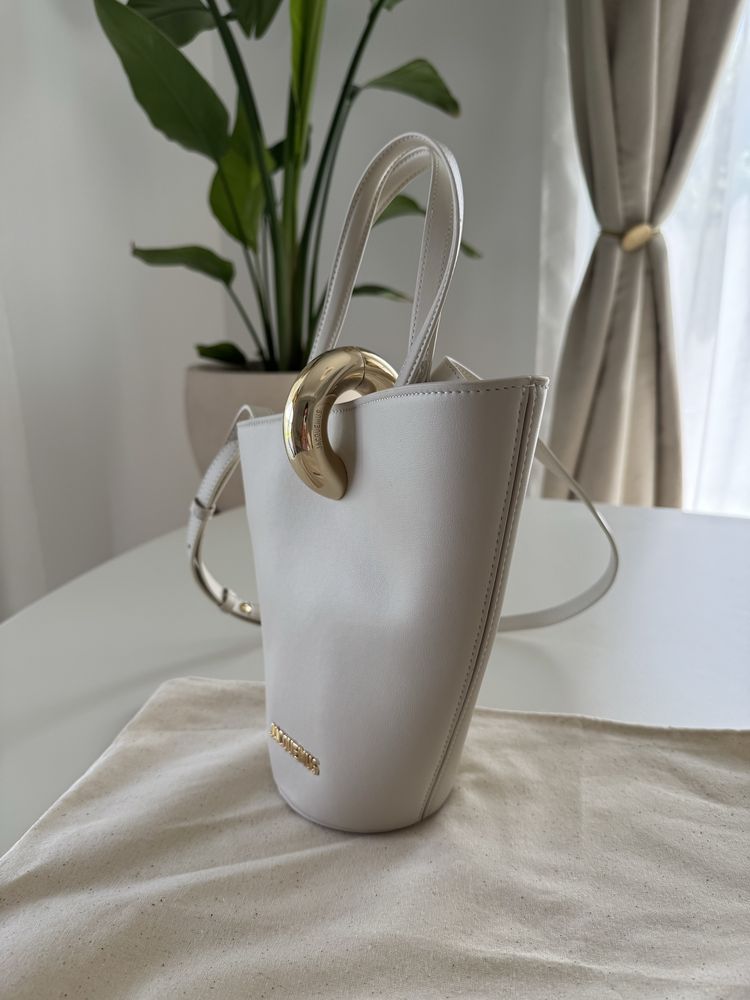 Geanta jacquemus piele naturala