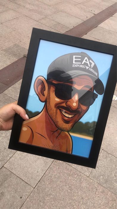 Caricaturi personalizate si brelocuri personalizate dupa poza