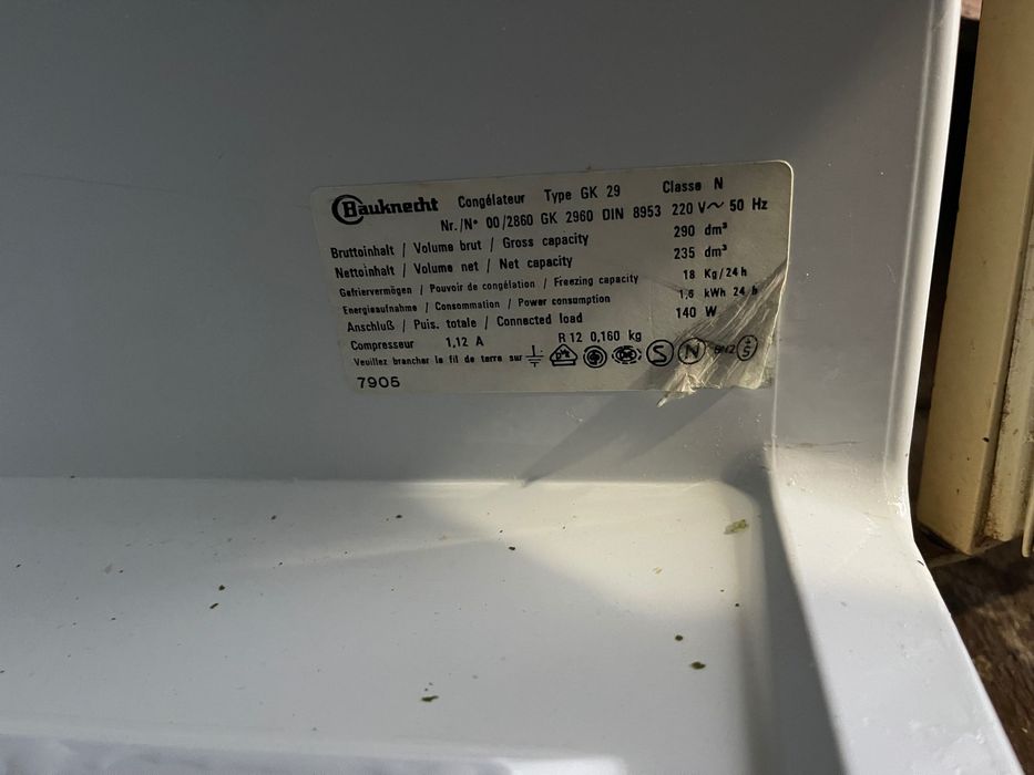 Vand congelator Bauknecht