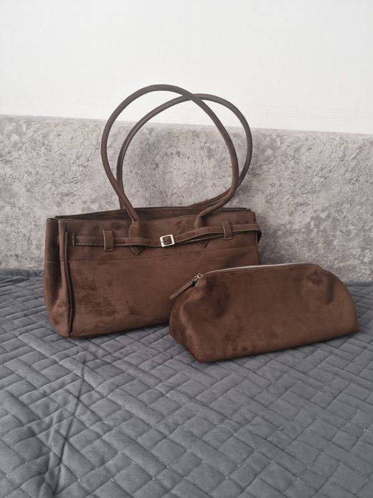 Сумка замшевая женская