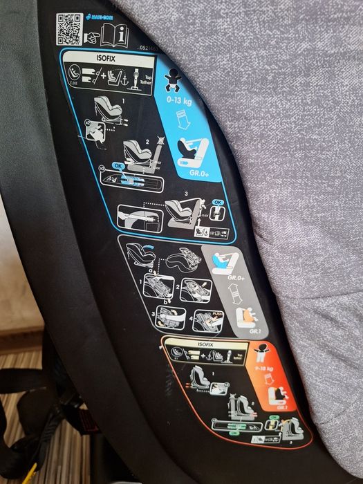 Scaun auto isofix Maxi Cosi MiloFix (0-18kg) rotativ.