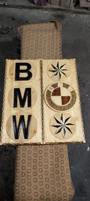 Продам резные нарды BMW
