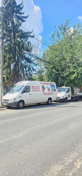 Vulcanizare Mobilă NON STOP București Autostrada A0 A1 A2 A3 Platformă