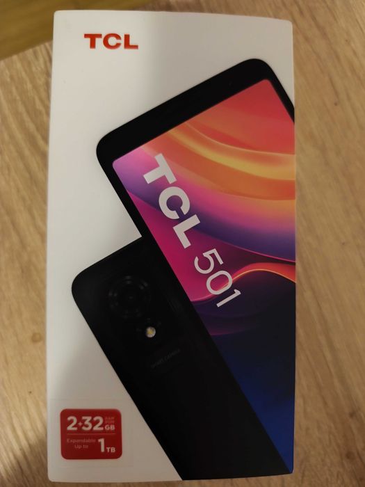 Telefon TCL, sigilat cu garanție + cartela reincarcabila