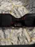 Hoverboard negru cu lumini și bluetooth