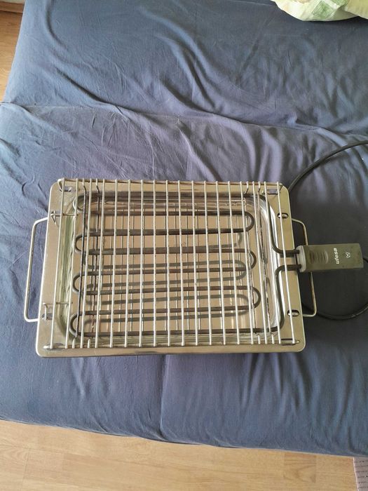 Grătar electric,2250 W,tavă de inox,25 cm×40cm