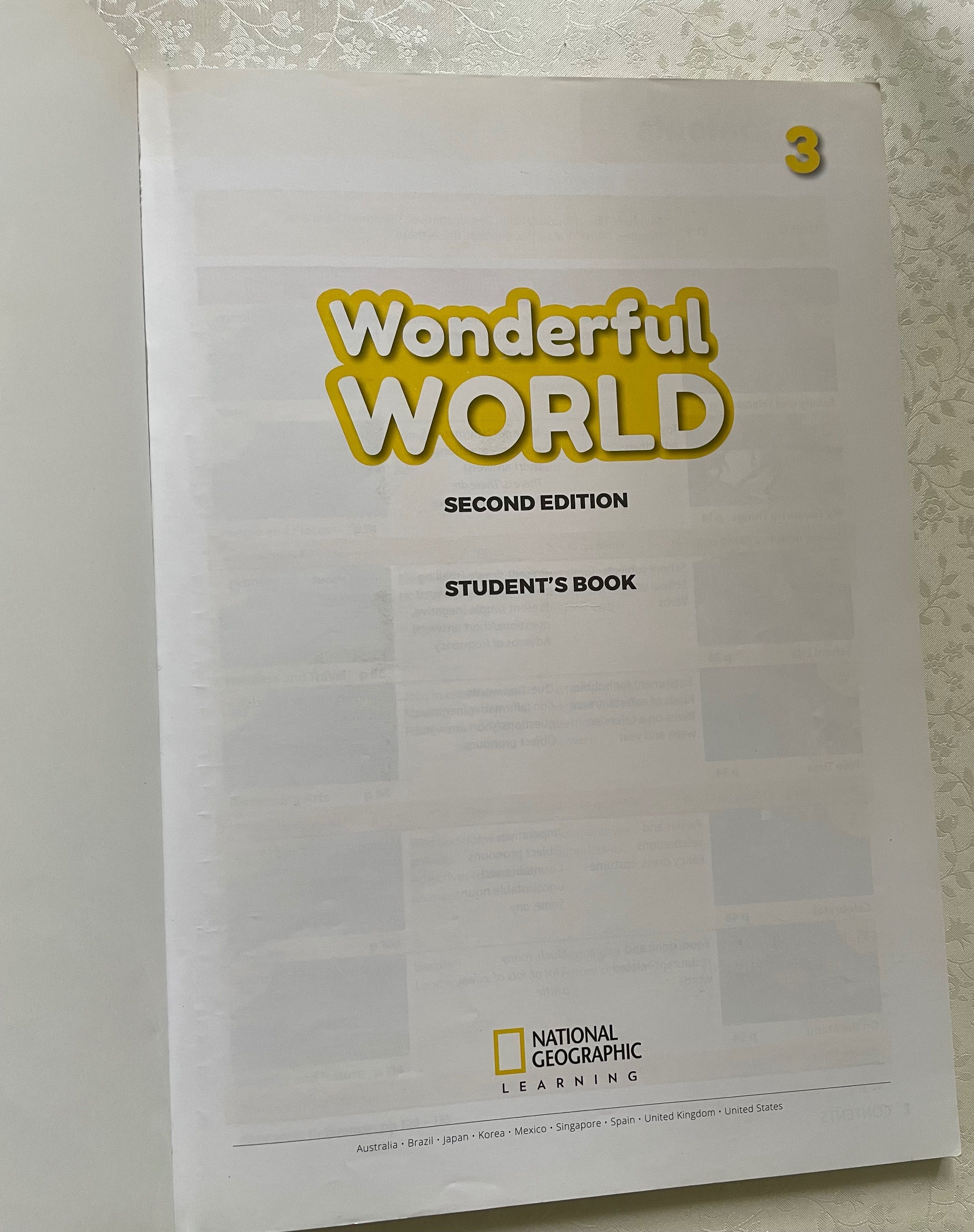 Wonderful world 3, second edition учебник