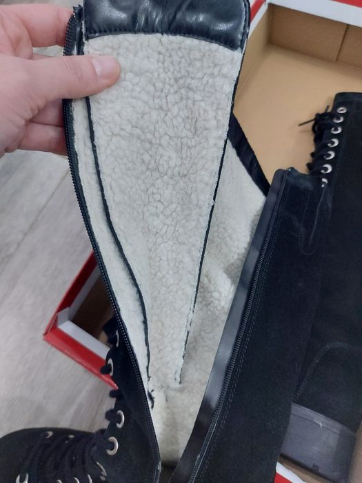 Cizme piele întoarsă, noi, mărimea 38