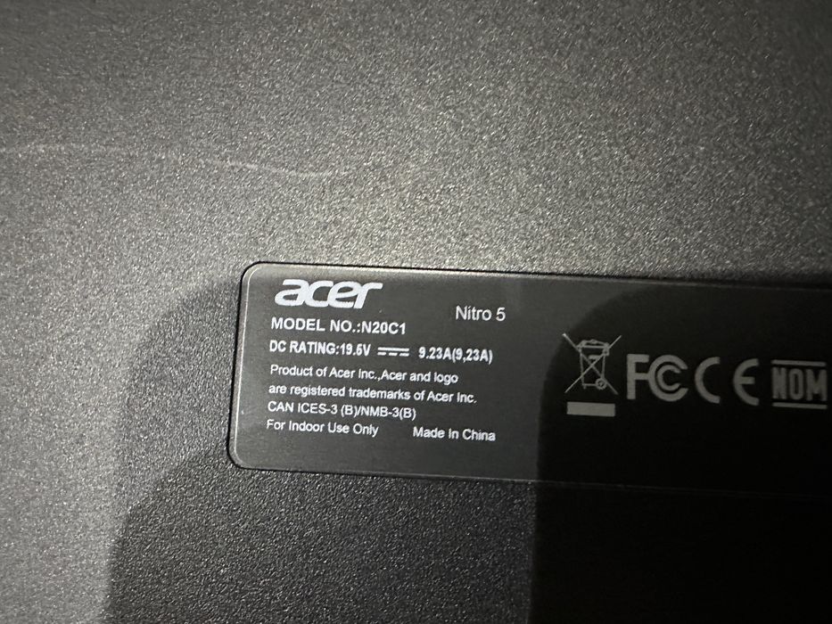 * Acer Nitro 5 на запчасти