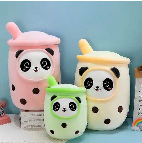 Плюшена играчка Възглавница Бабъл шейк Boba Tea Bubble Tea Cup