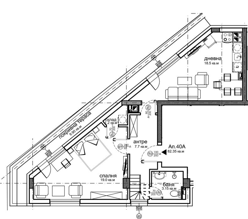 Продава се Тристаен апартамент в София, Красна поляна 2 - 154 кв.м за 964 €/кв.м - Снимка #1