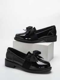 Черни дамски обувки (ЛОУФЪРИ)