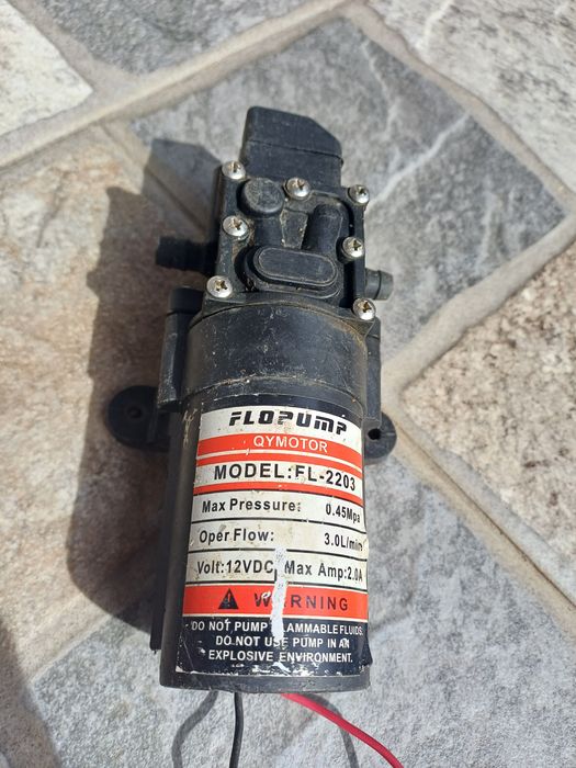 Pompă de apă 12V cu diafragmă , pentru pompă de stropit