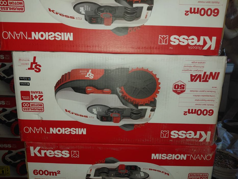 Mașină de tuns iarba robotizată Kress Mission Nano 600 (KR101E) — NOUĂ
