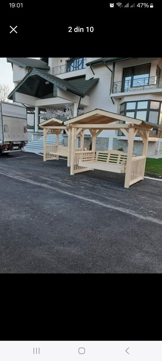 Leagan rustic de gradina