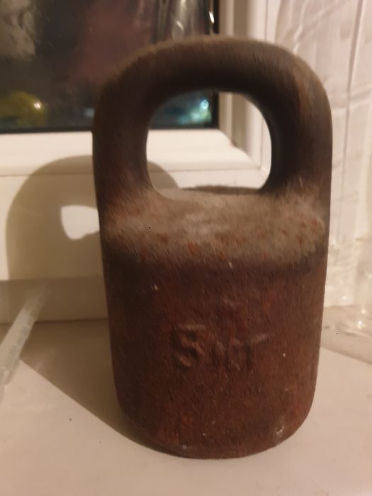 Гиря 5 кг СССР раритетная