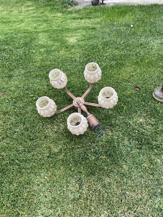 Candelabru lemn 6 brate