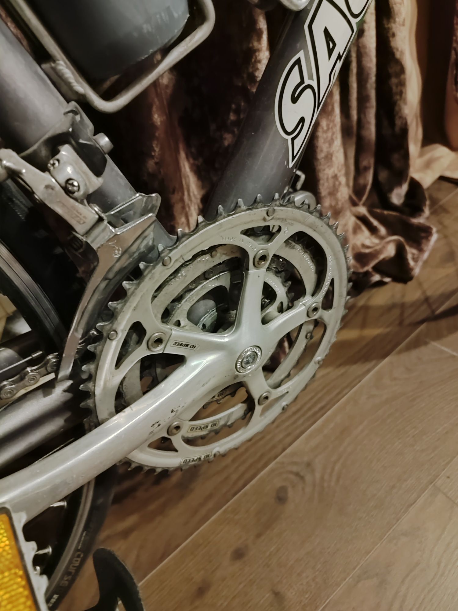 Bicicleta cursiera Saccarelli full carbon