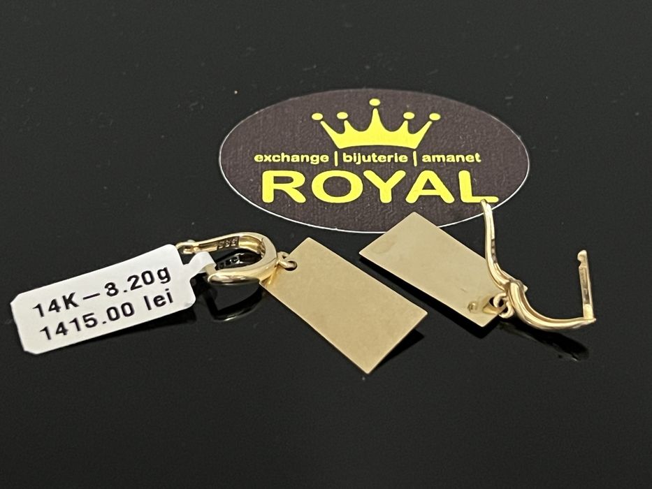 Bijuteria Royal CB : Cercei dama aur 14k 3,20 grame