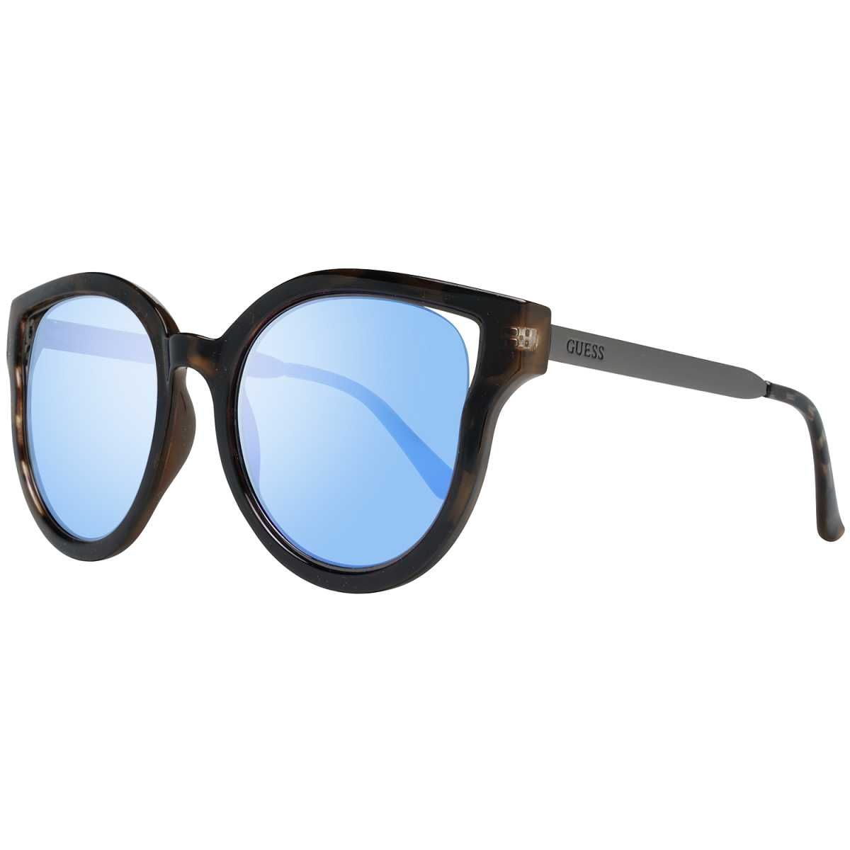 GUESS – Дамски огледални слънчеви очила "BLACK BROWN & BLUE" нови