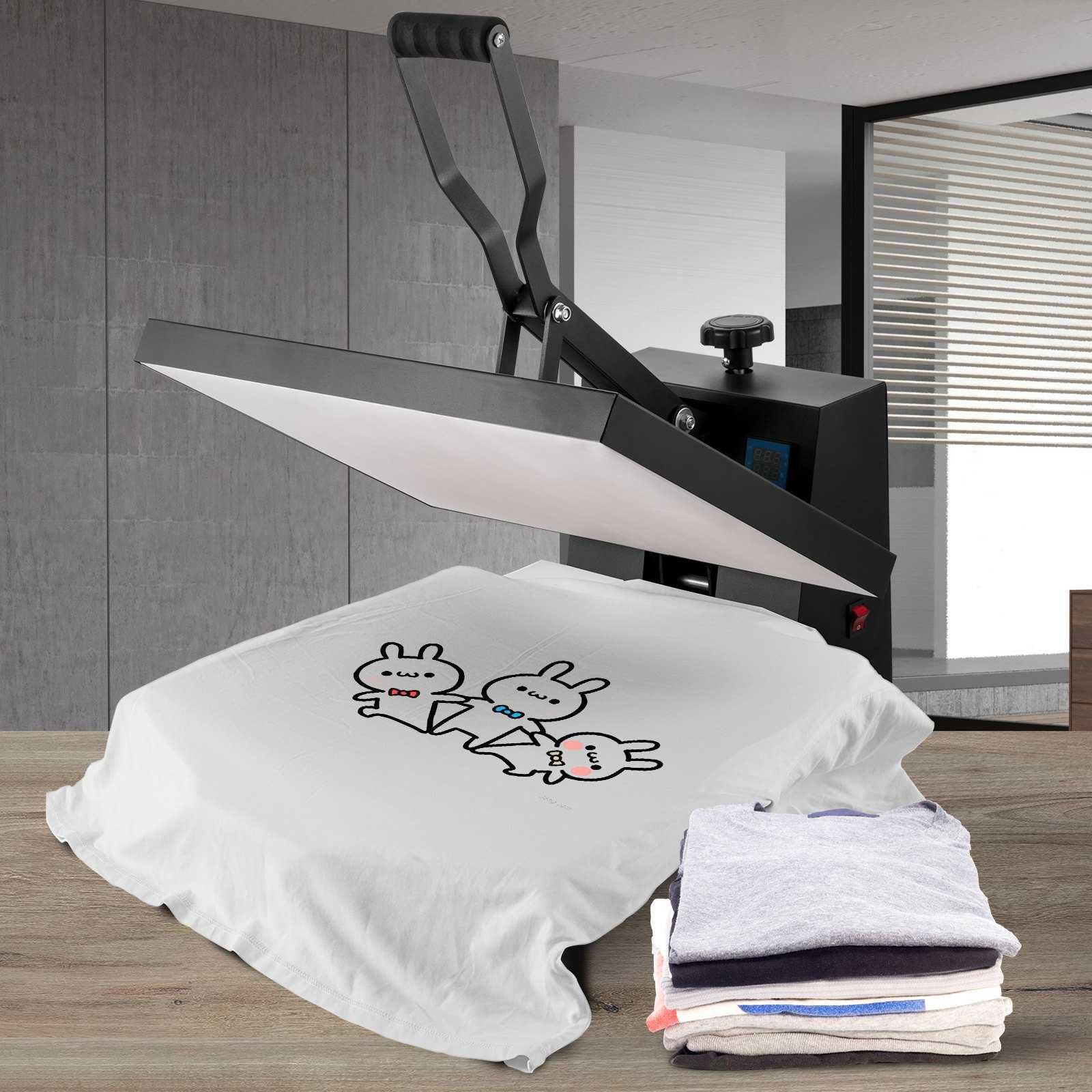 Presa Termica Personalizari Tricouri, VEVOR, supratafa 40 x 51 cm