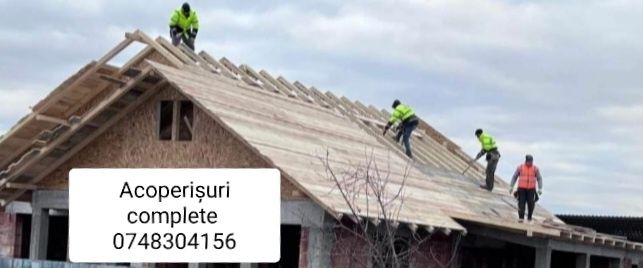 Acoperișuri complete reparații urgente.