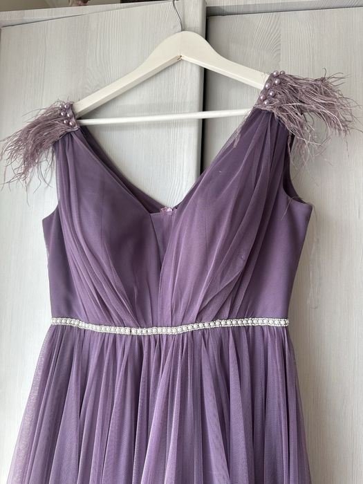 Rochie pentru evenimente lunga mov M-L