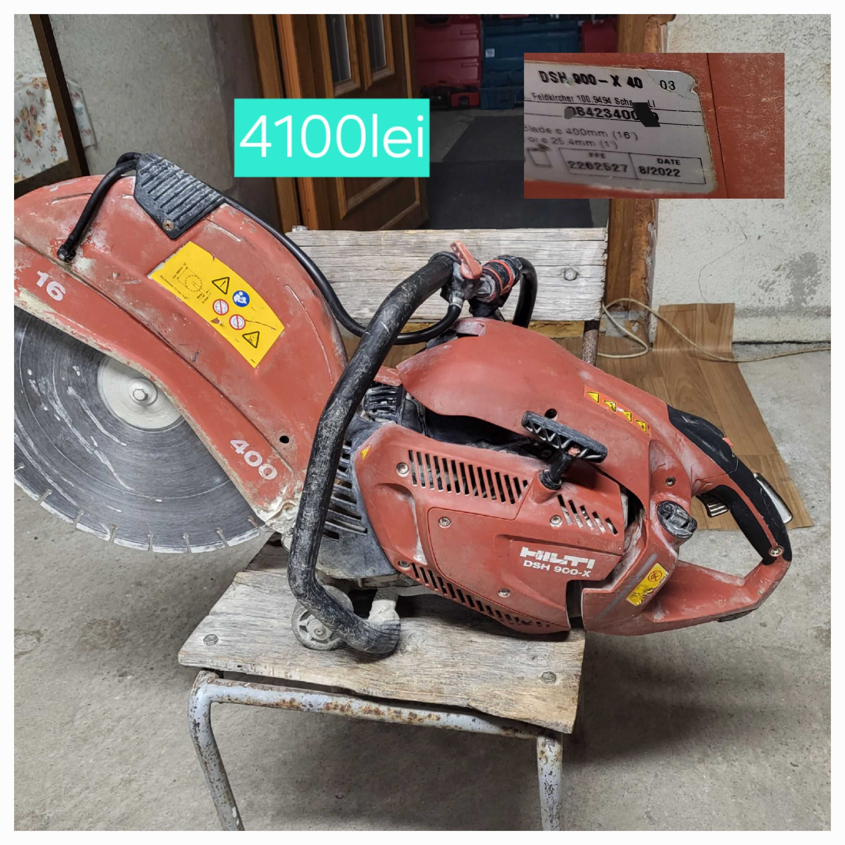 Drujba beton Hilti DSH 900 X din luna 08an2022 in stare buna