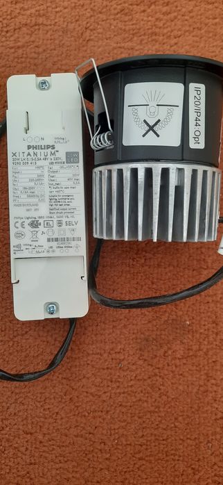 6 leduri Philips xitanium 20w LH 0,15-0,5 A 48v is 230v