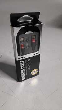 Cablu de încărcare magnetic USB - Type-C/Micro USB/iPios 1m Rosu