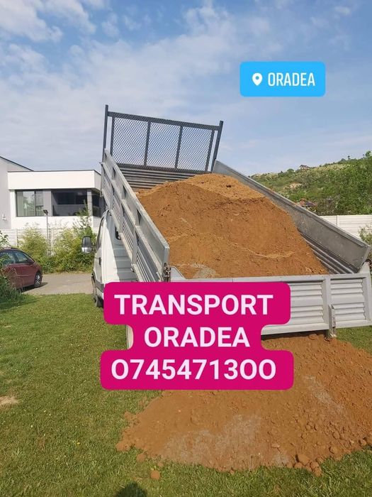 Transport macara, basculabil nisip piatra pamant gradina moloz