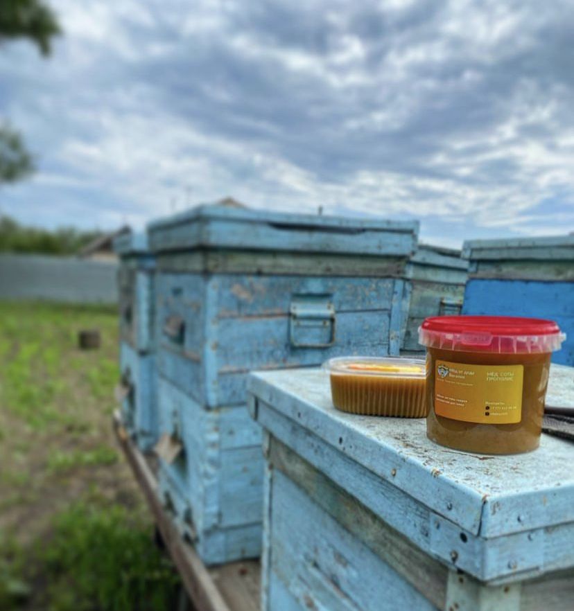 Продам натуральный подсолнечный мед с собственной пасеки