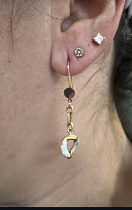 Серьги 750 проба