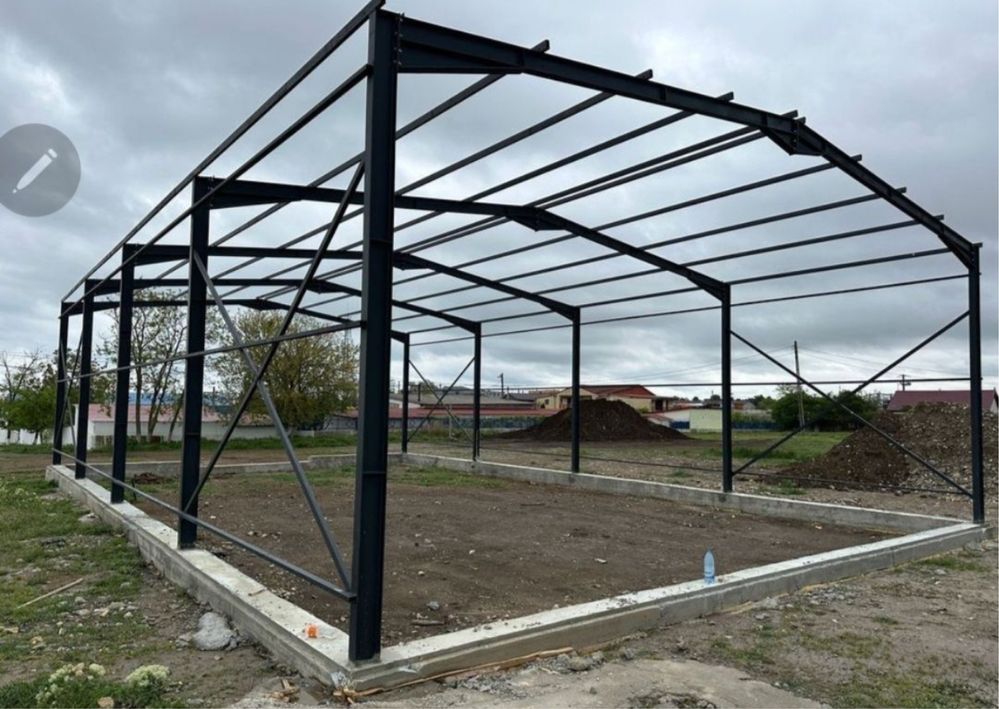 Confectionez hale structuri metalice din europrofile