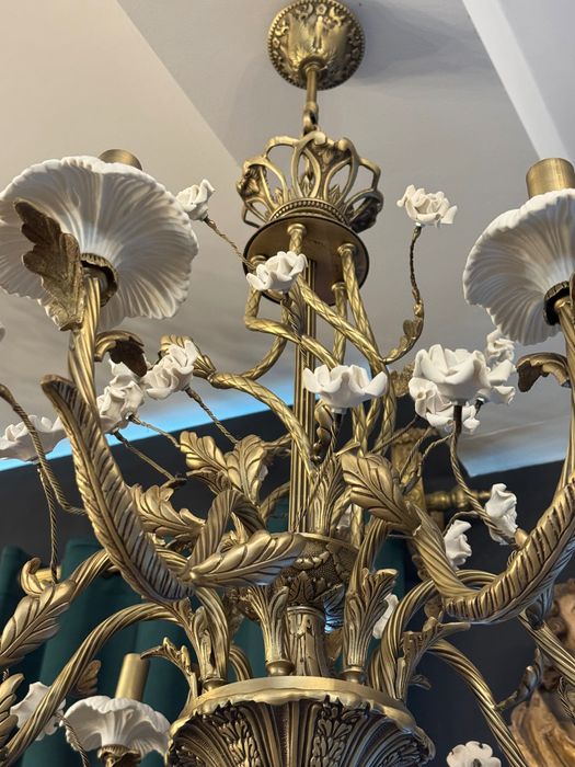 Candelabru din bronz masiv