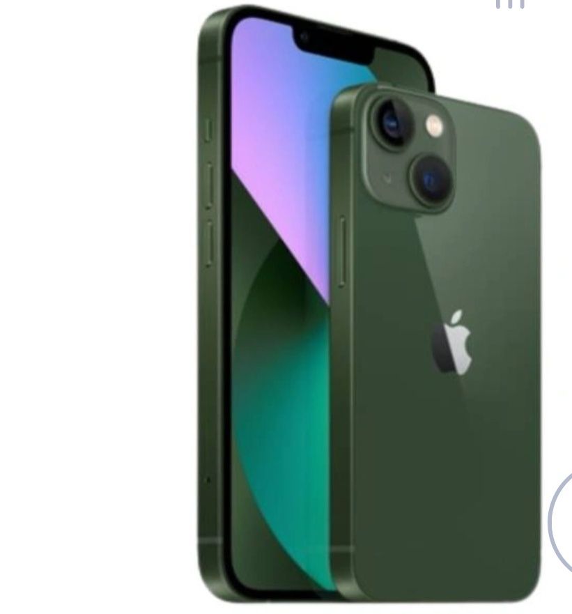 Айфон 13 зеленового цвета