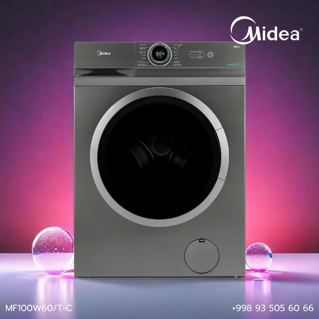 Стиральные машины Midea от 6 до 8 кг