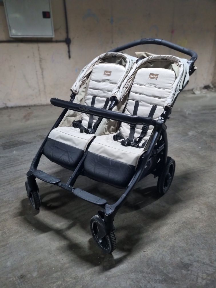 Peg Perego book for two - количка за близнаци почти пълен комплект !