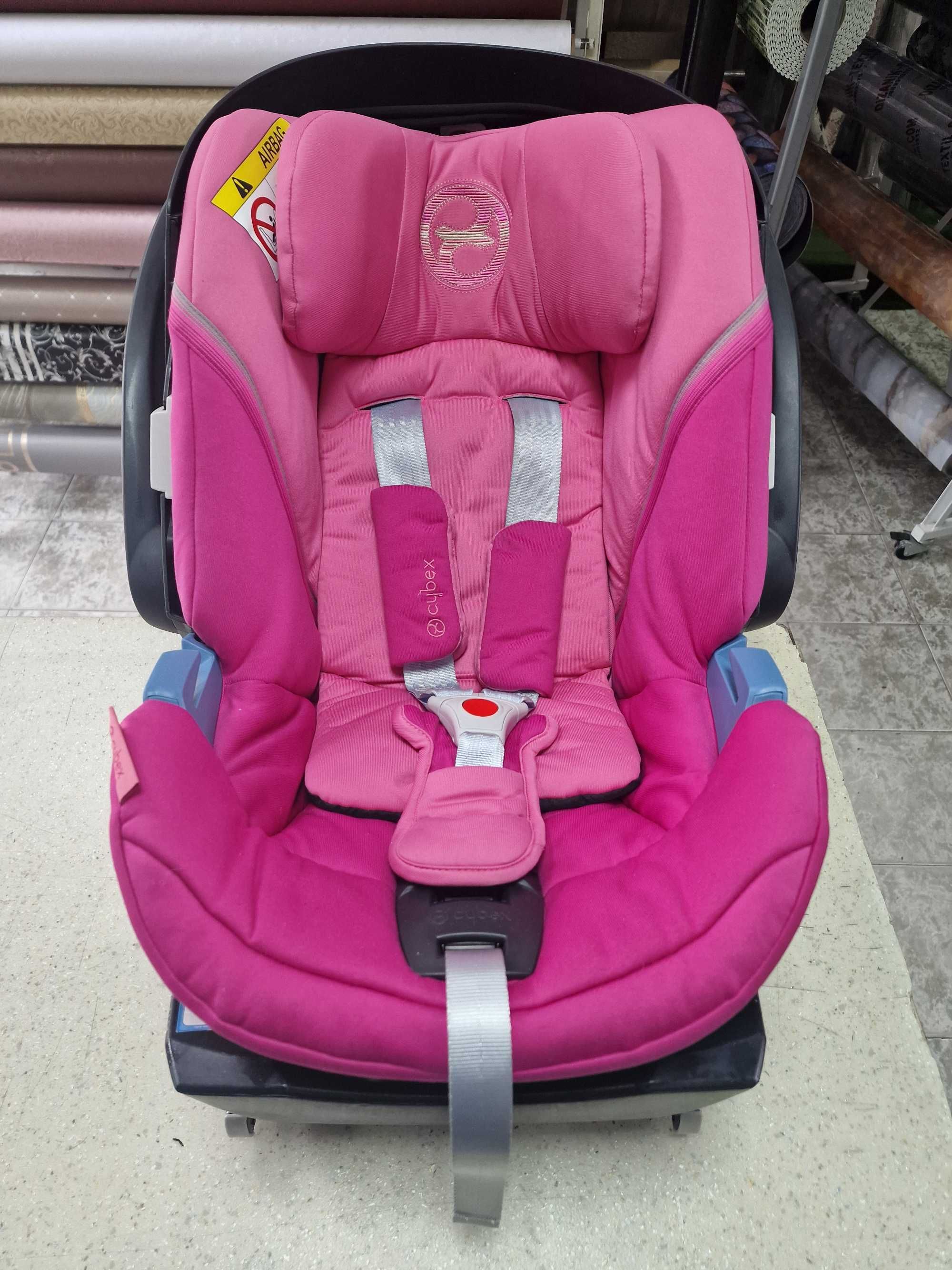 детски столчета за кола cybex aton + база